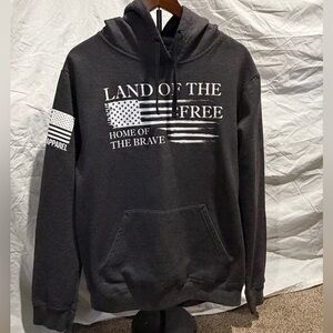 Land of the Free Black Graphic Hoodie
Nineline Apparel